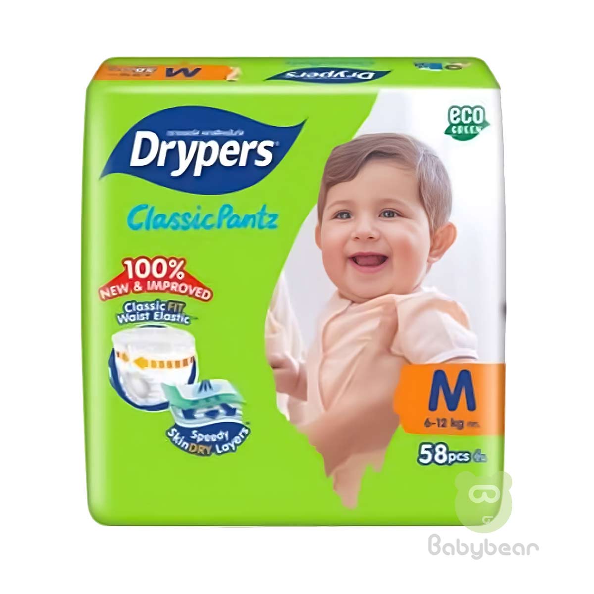 Drypers ClassicPantz Mega M 58 6-12KG