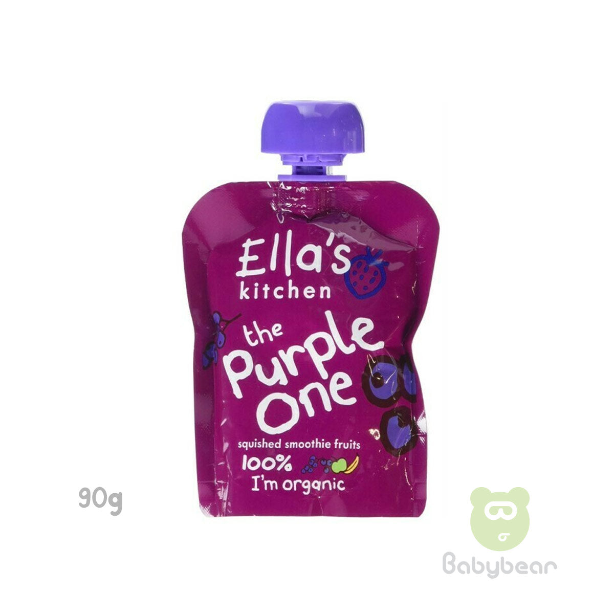 Ellas Kitchen Baby Food The Purple One I'm Organic 90g +6m