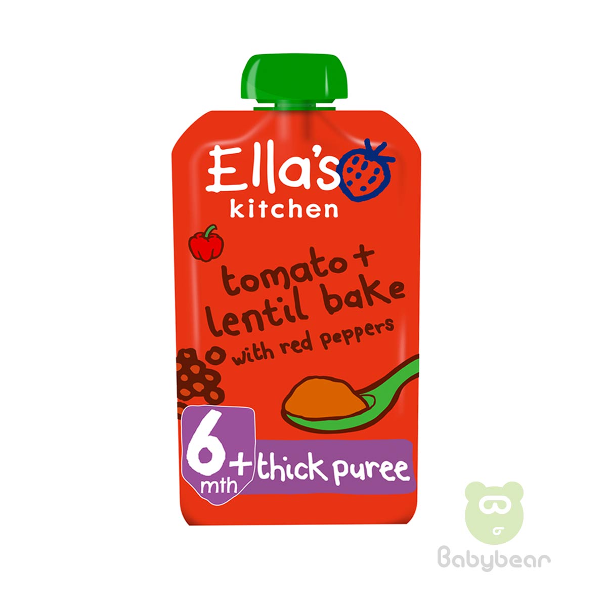 Ellas Kitchen Baby Food Tomato and Lentil Bake