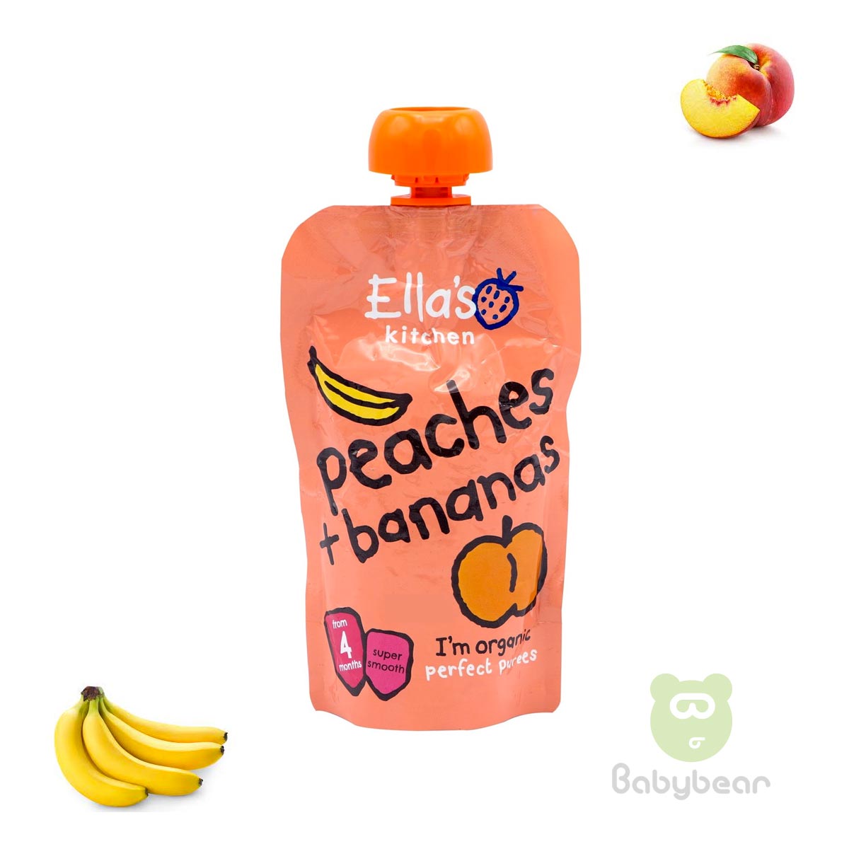 Ellas Kitchen Peaches Bananas Baby Food