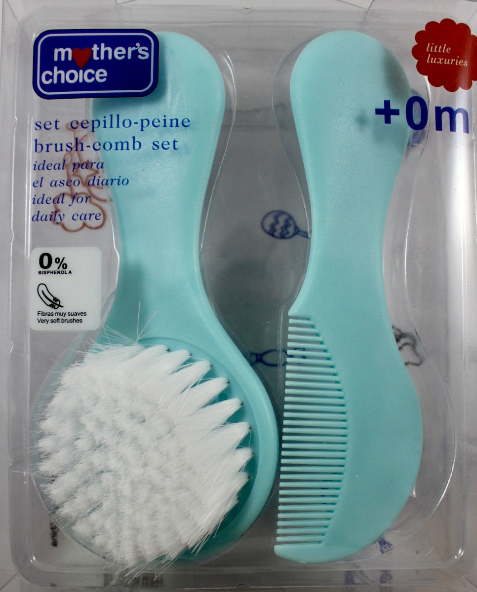 Baby Brush and Comb Set- Blue