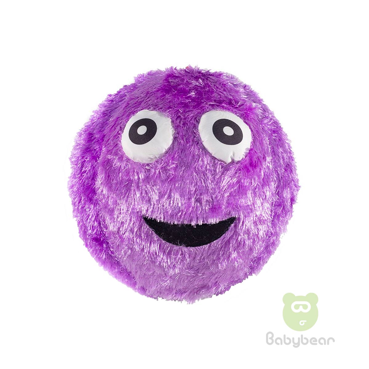 Fuzzy Monster Inflatable Ball Purple
