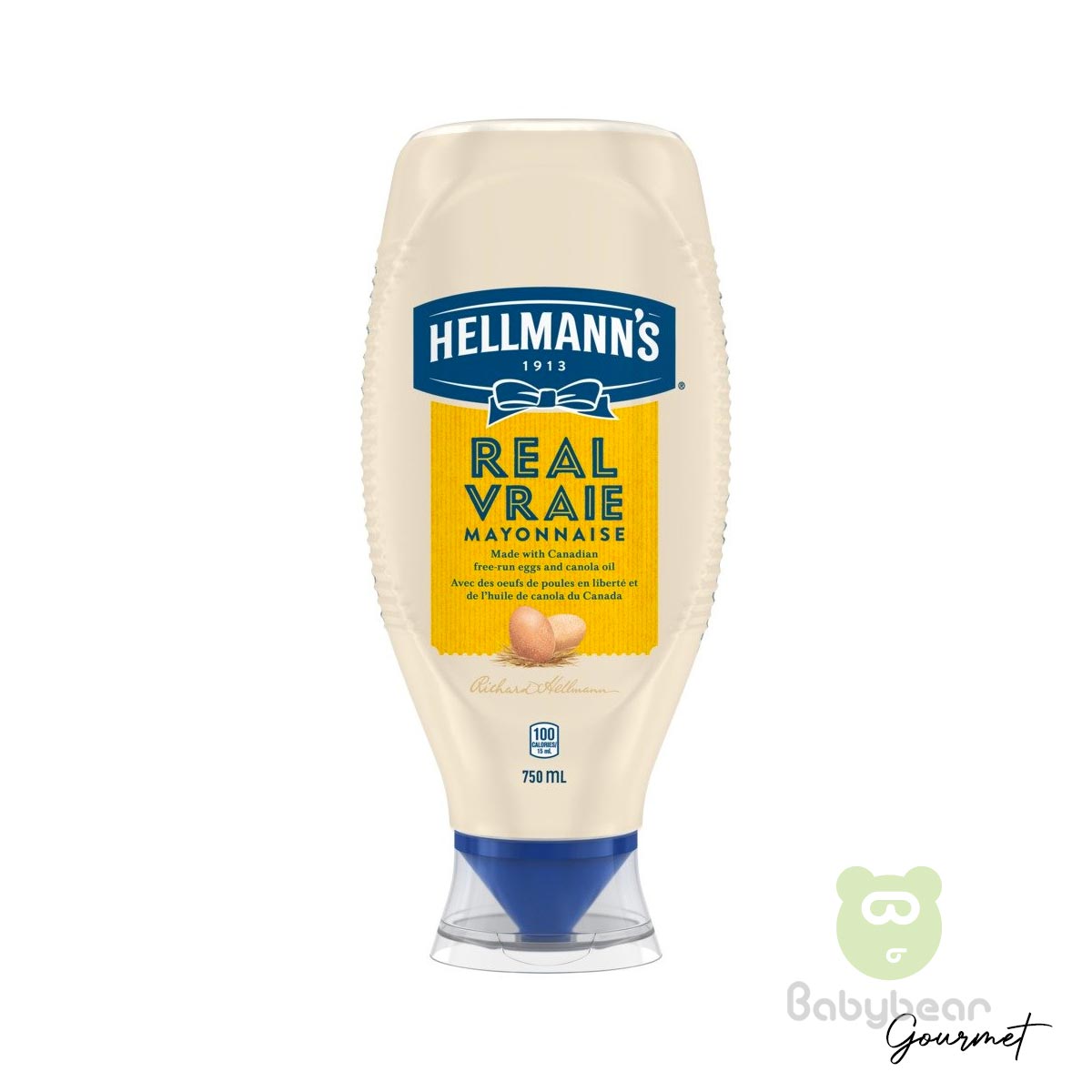 Hellmanns Real Mayonnaise 750ml