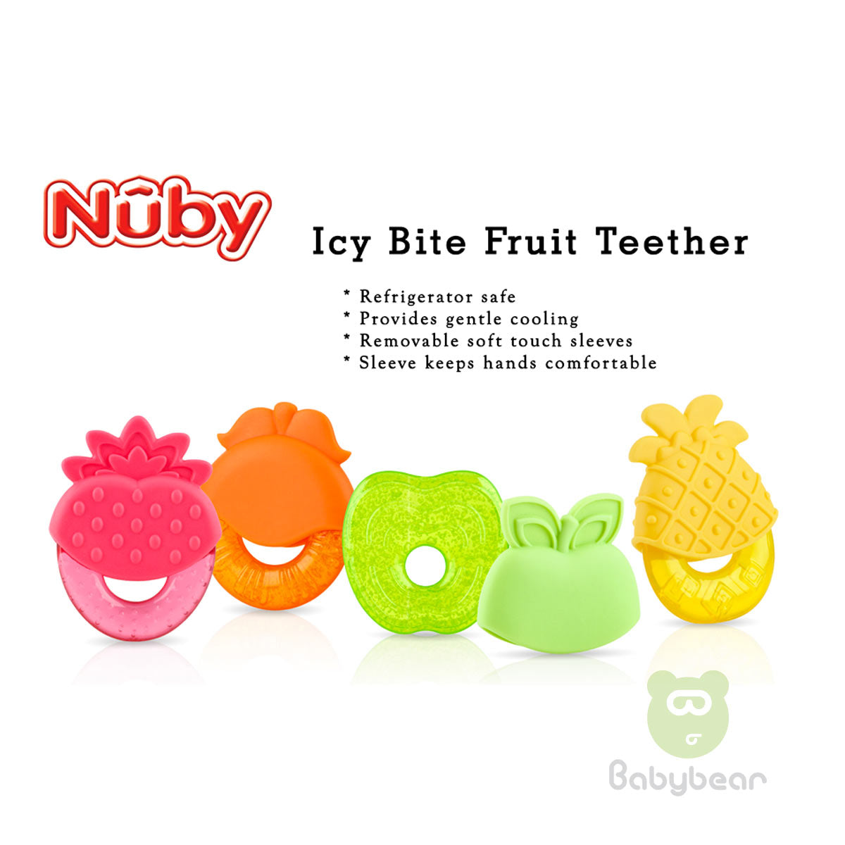 Nuby Fruit Shape Icy Bite Teether