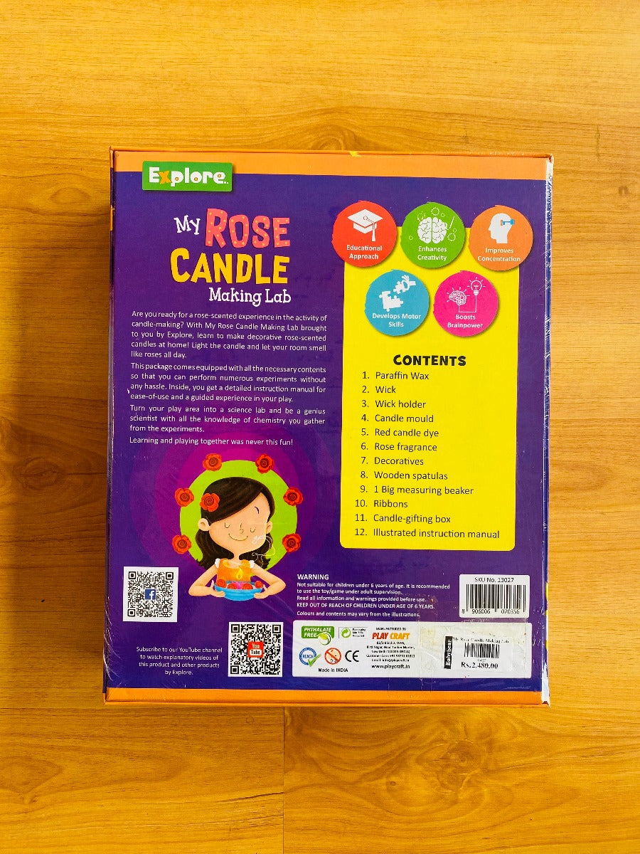 My Rose Candle Making Lab - STEM Learner