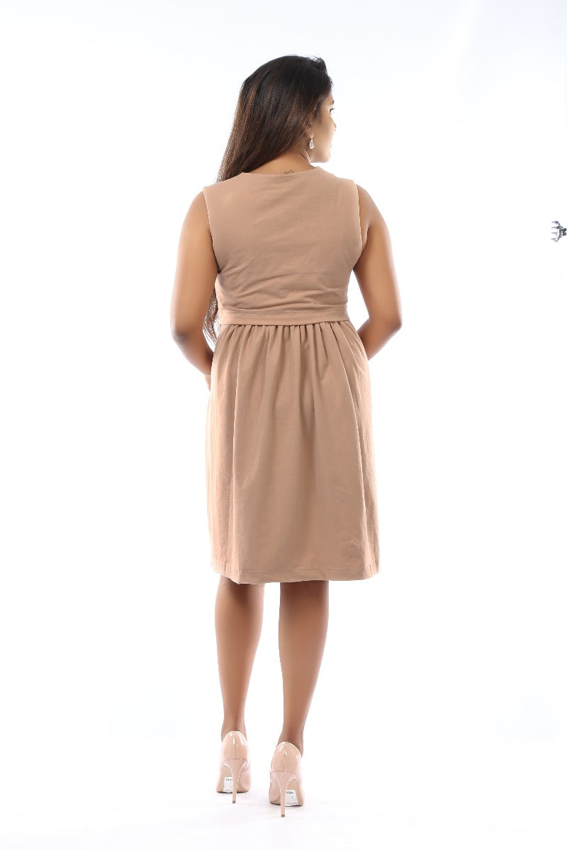 Evlyn Pocketed Nursing Dress