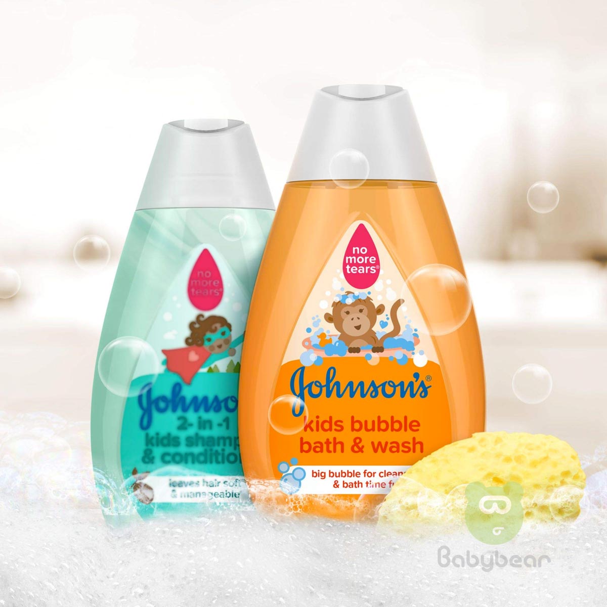 Johnsons Kids Bubble Bath and Wash - Bubble Bath