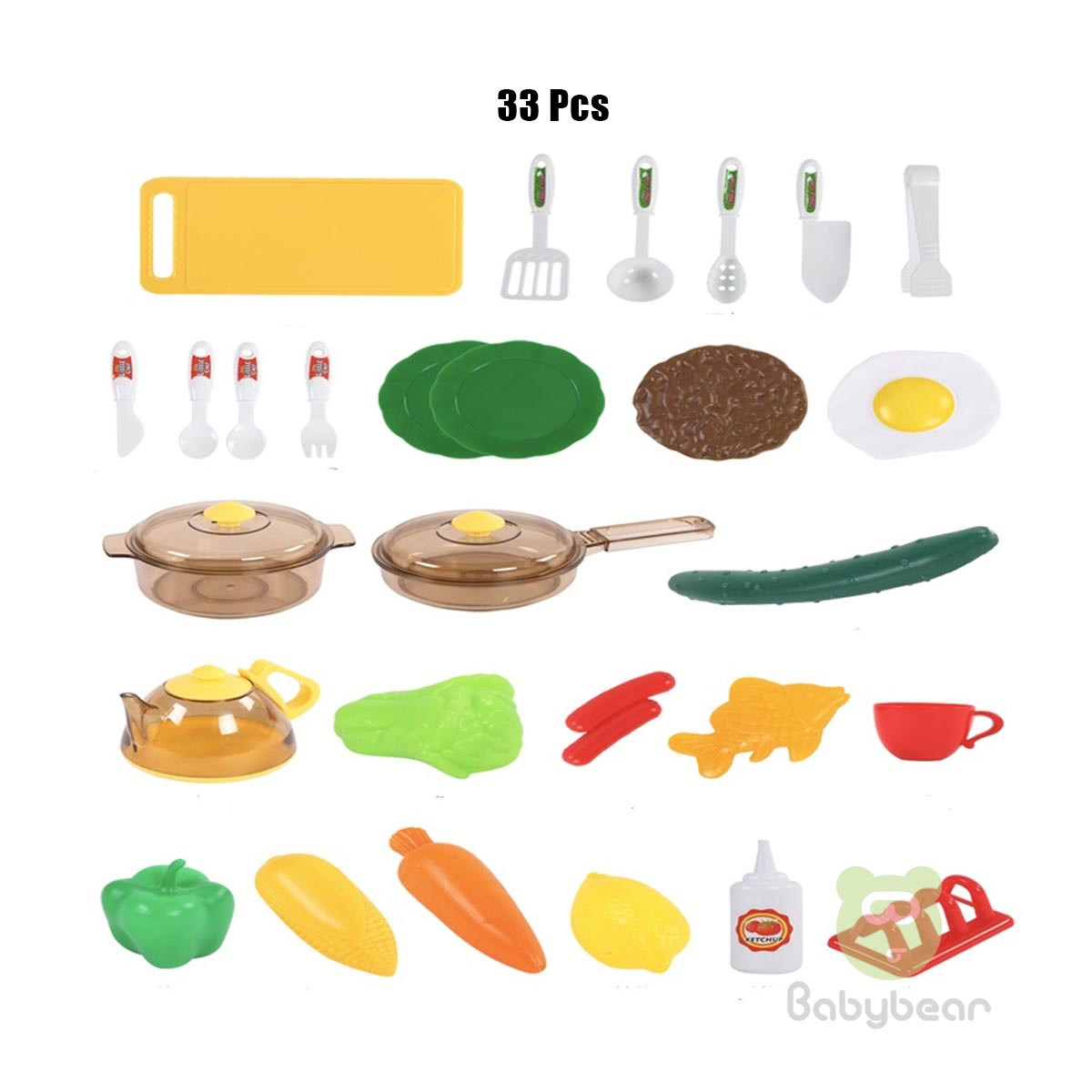 Play Kitchen Set for Little Chefs