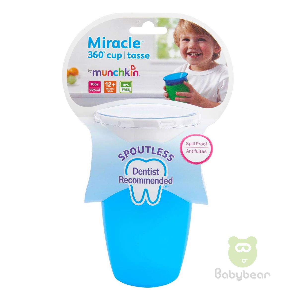 Munchkin 12m Miracle 360 Cup Blue