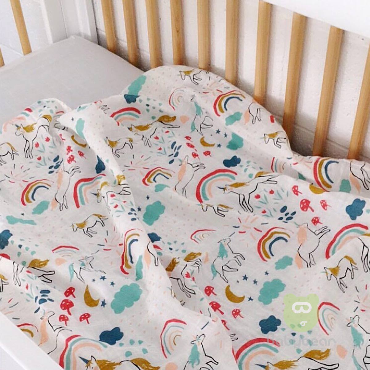 Babybear Muslin Blanket - Wrap Unicorn