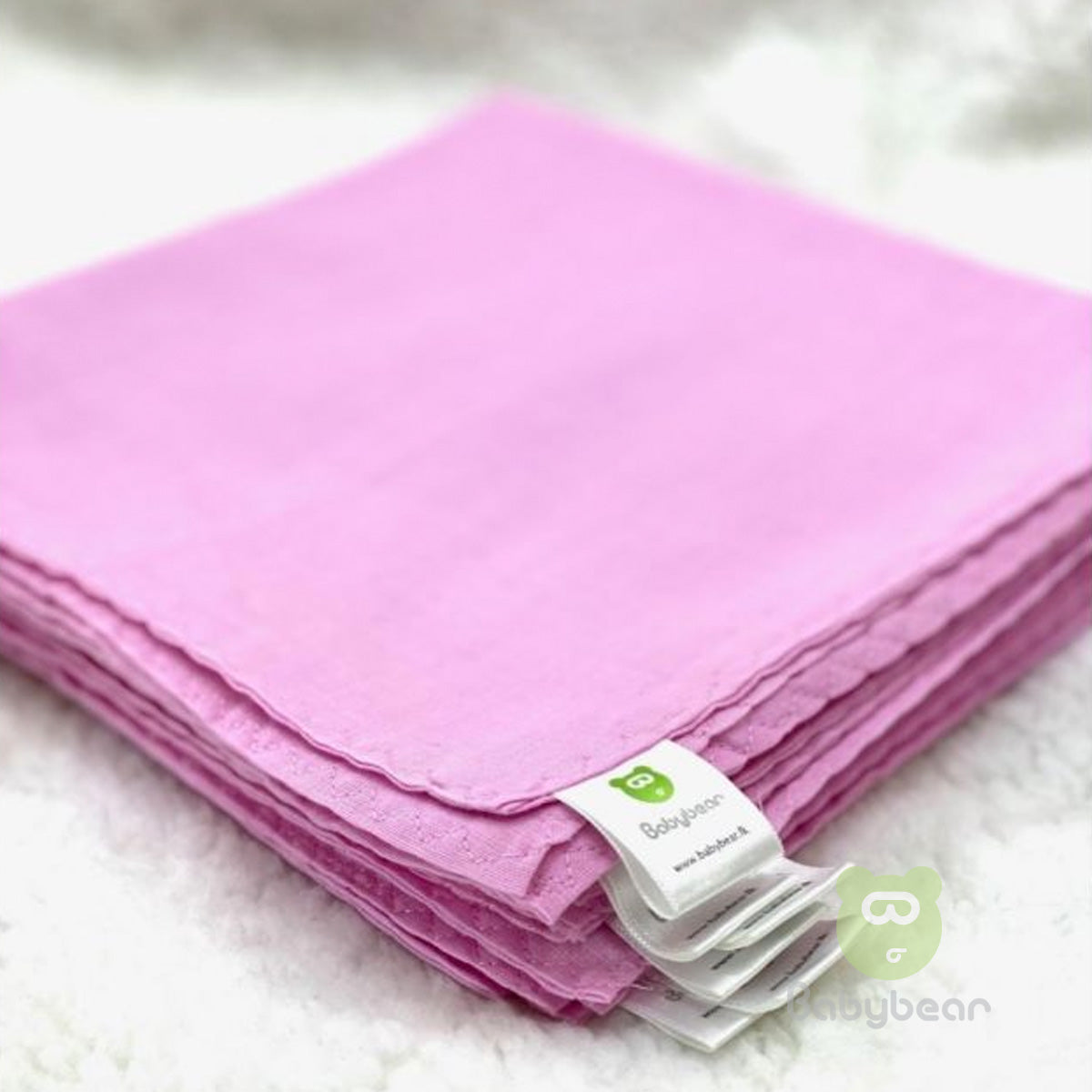 Nappy 20X20 (6Pc) Full Pink Babybear®