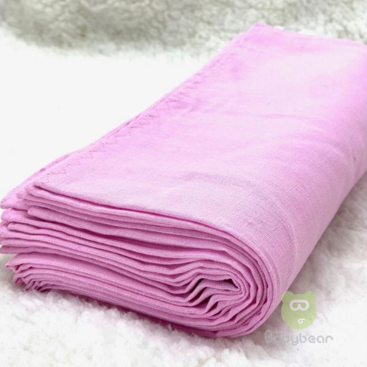 Nappy 20X20 (6Pc) Full Pink Babybear®