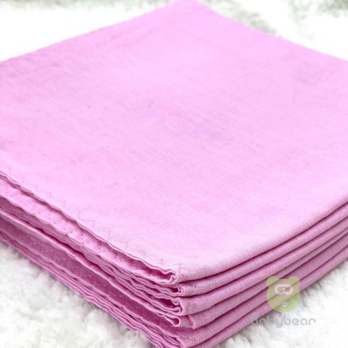Nappy 20X20 (6Pc) Full Pink Babybear®