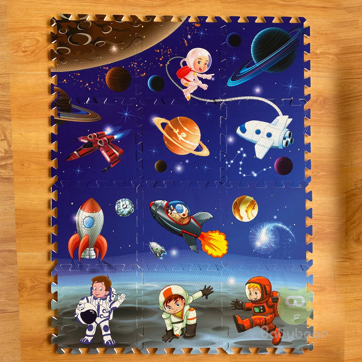 Puzzle Mat 1x1ft Play Mat Rocket