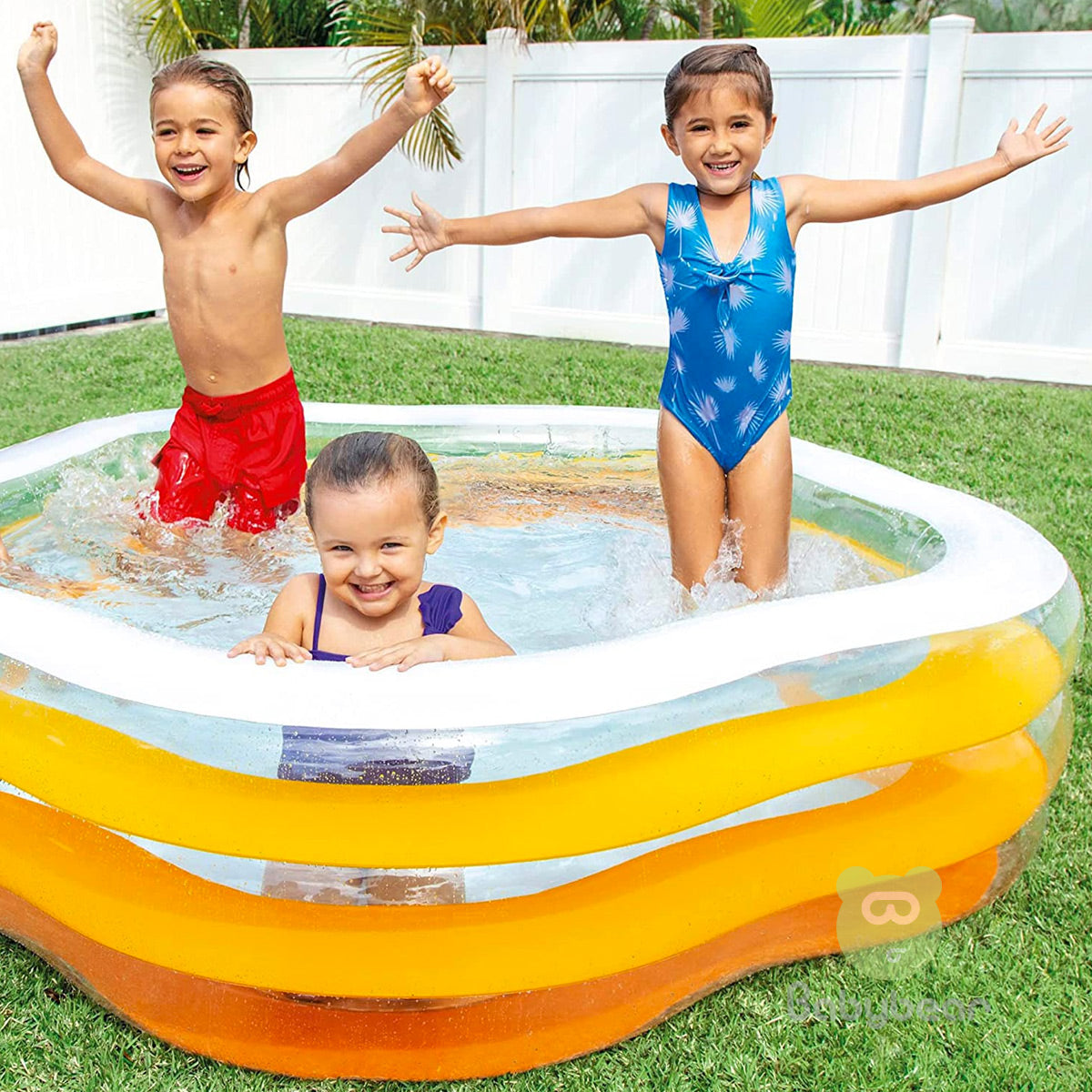 Yellow Star Intex Baby Pool