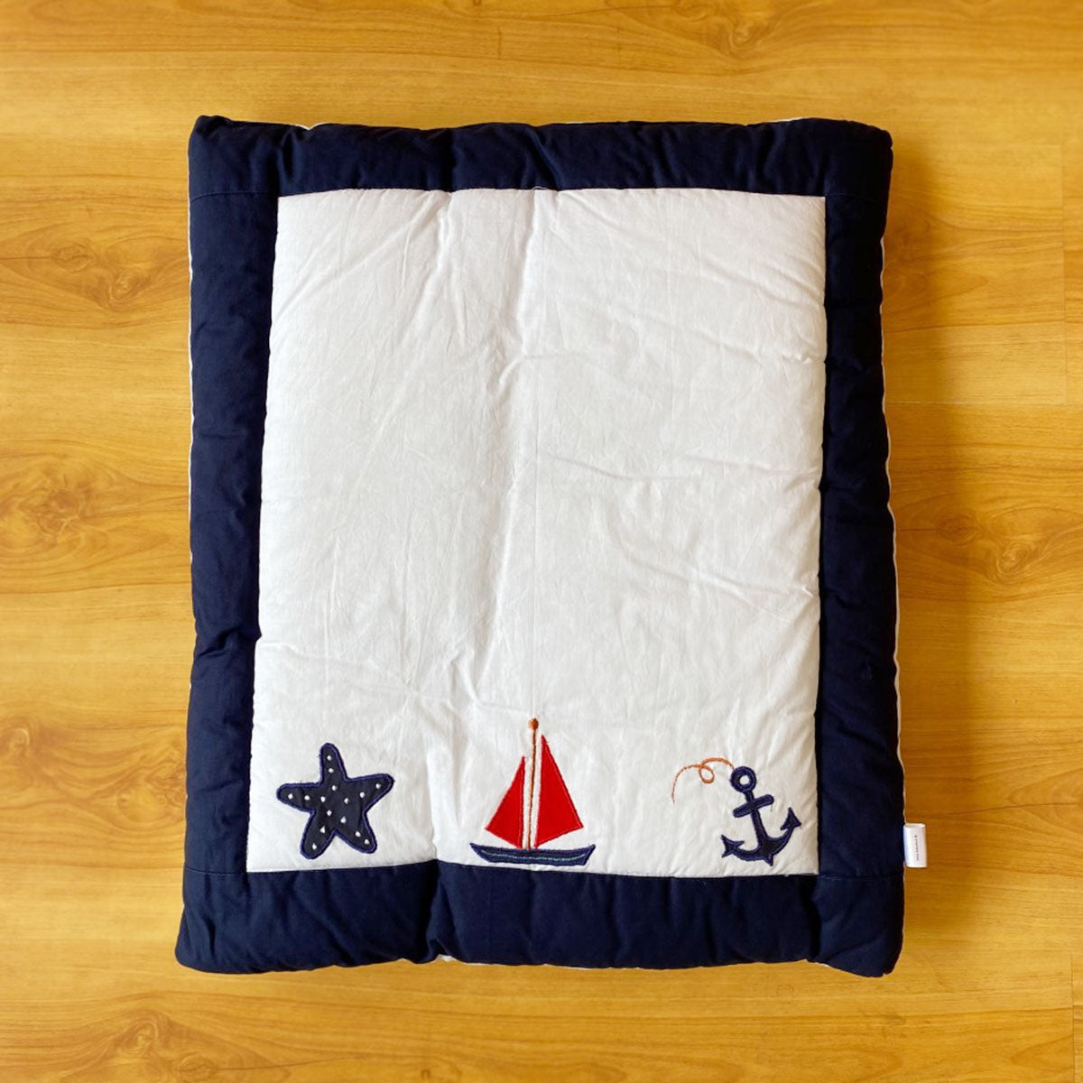 Red Sail Boat Baby Hand Quilt