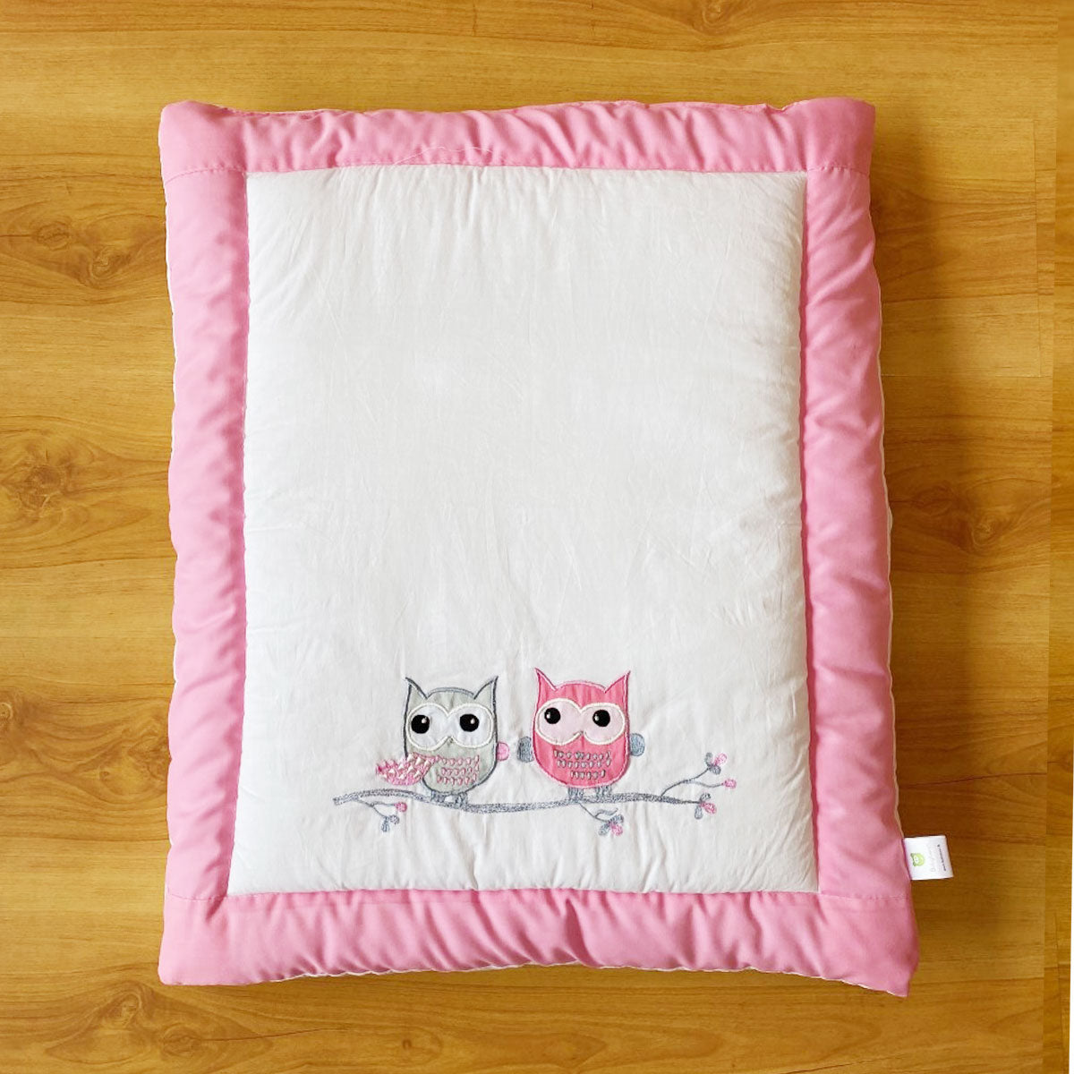 Pink Owl Baby Hand Quilt