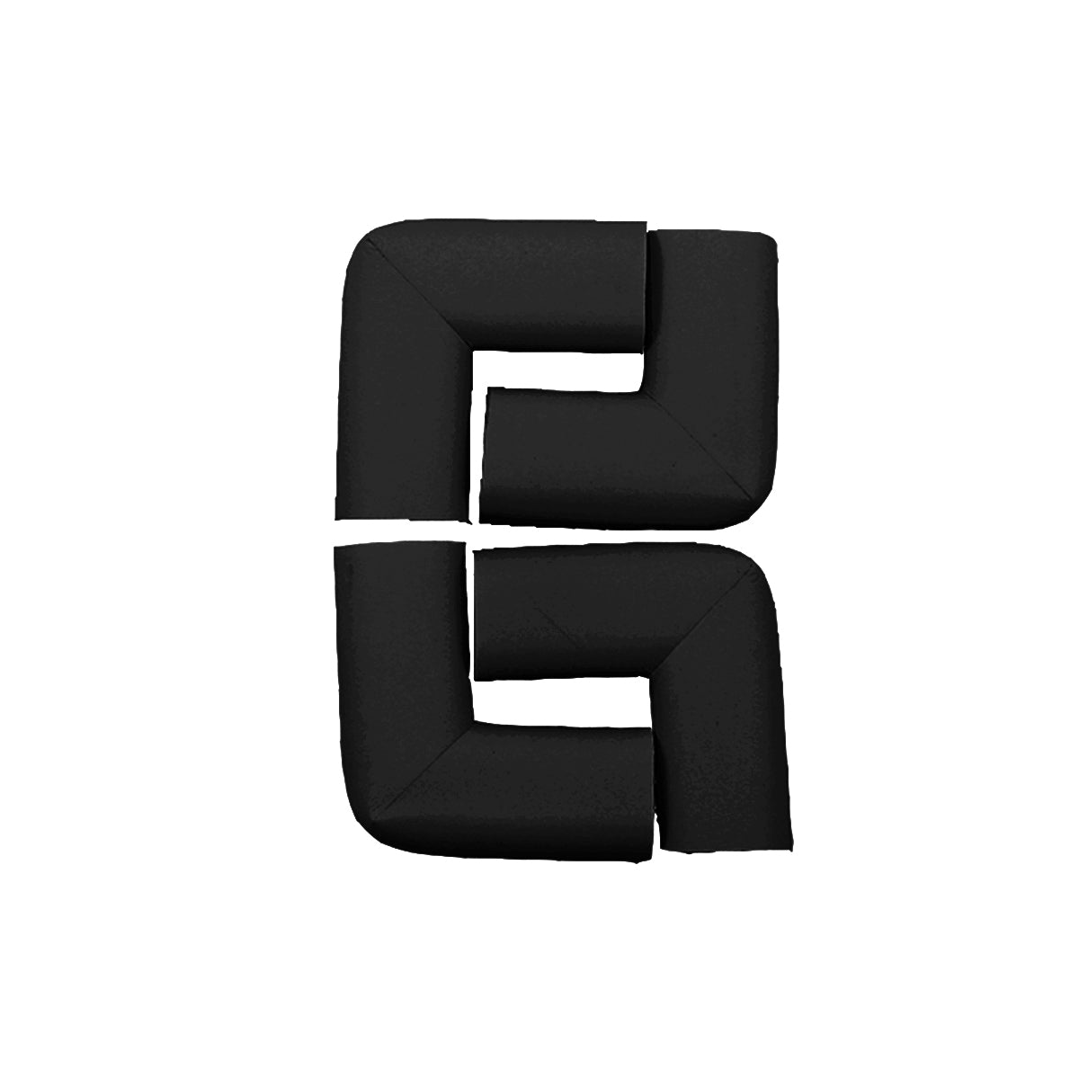 Rubber Corner Guard- Black