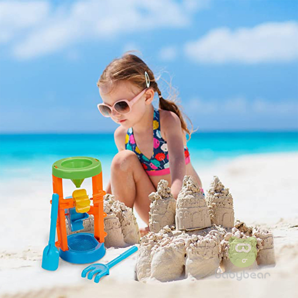 Babybear water and Sand Wheel Beach Toy- Beach Toy