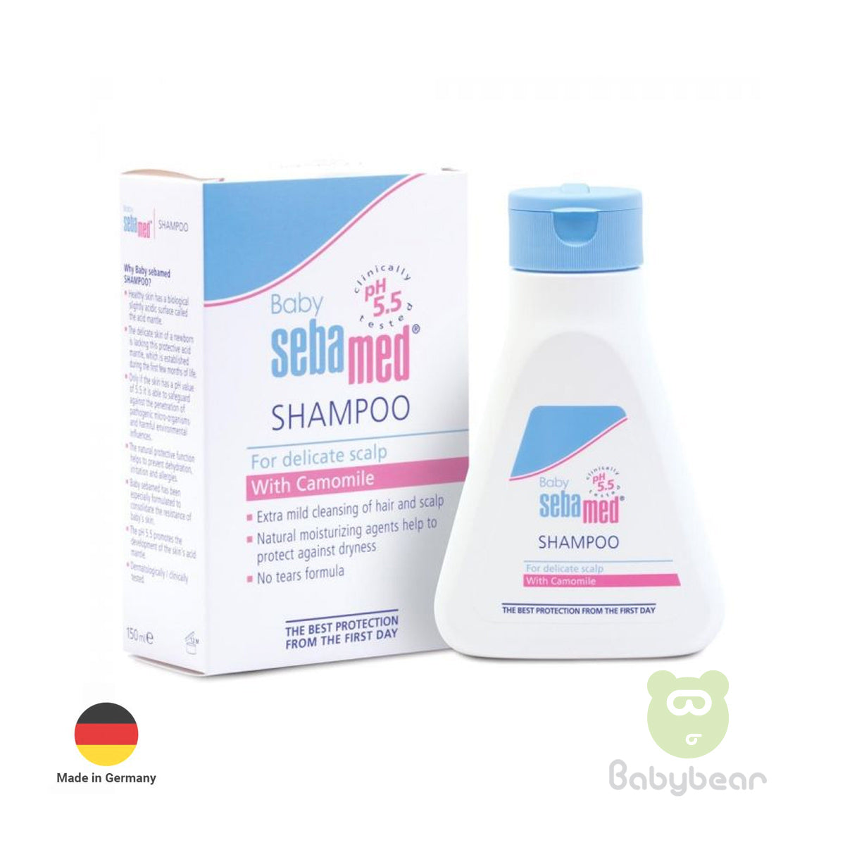 Baby Sebamed Shampoo 150ml Made in Germany - Babybear Sebamed