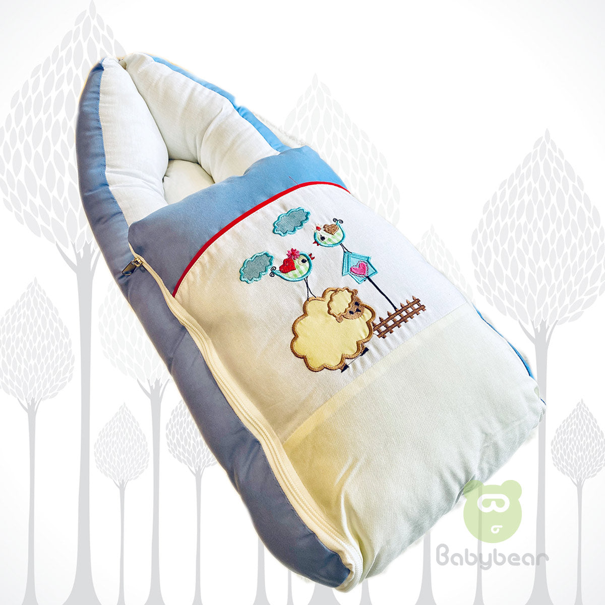 Baby Carrier Baby Bedding Boat - Sheep Design