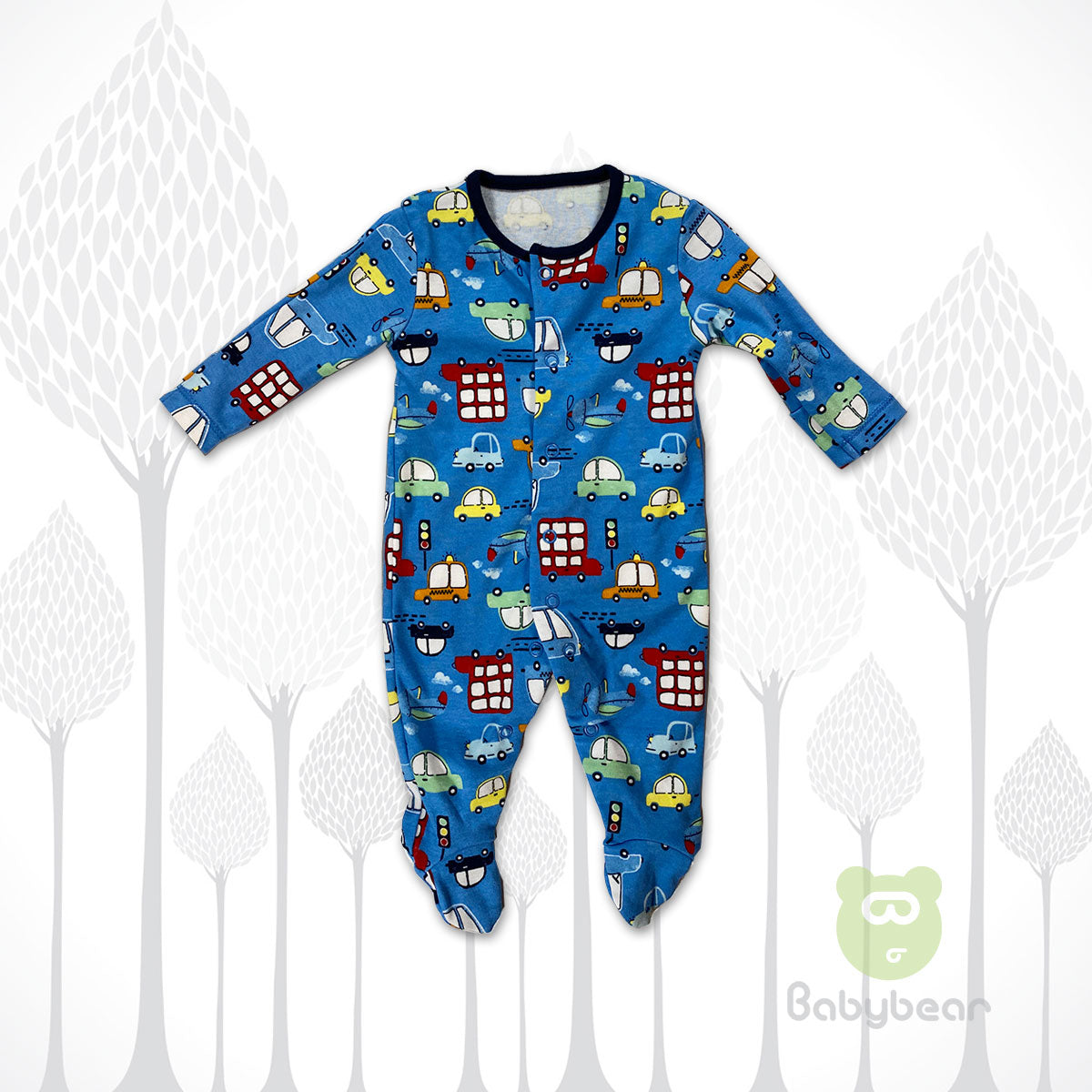 Baby Sleep Suit - Cars