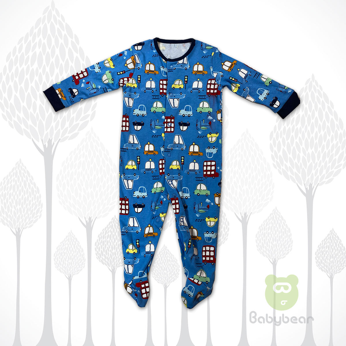 Baby Sleep Suit - Cars