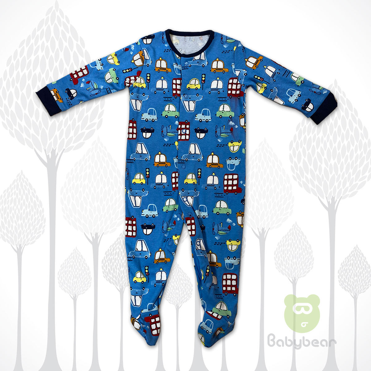 Baby Sleep Suit - Cars