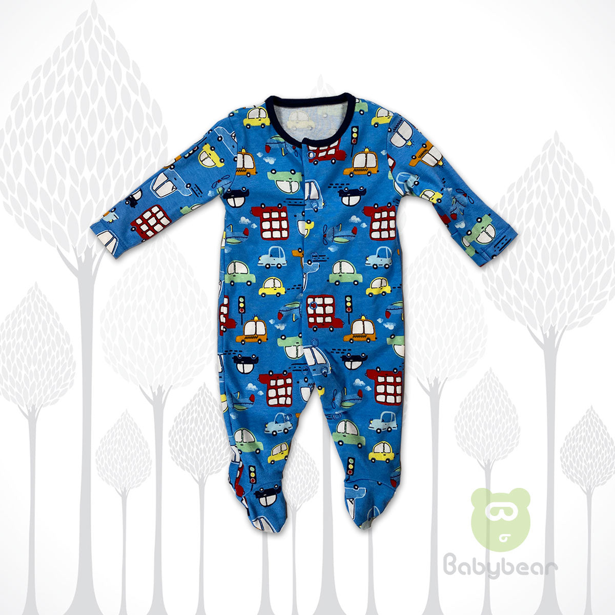 Baby Sleep Suit - Cars
