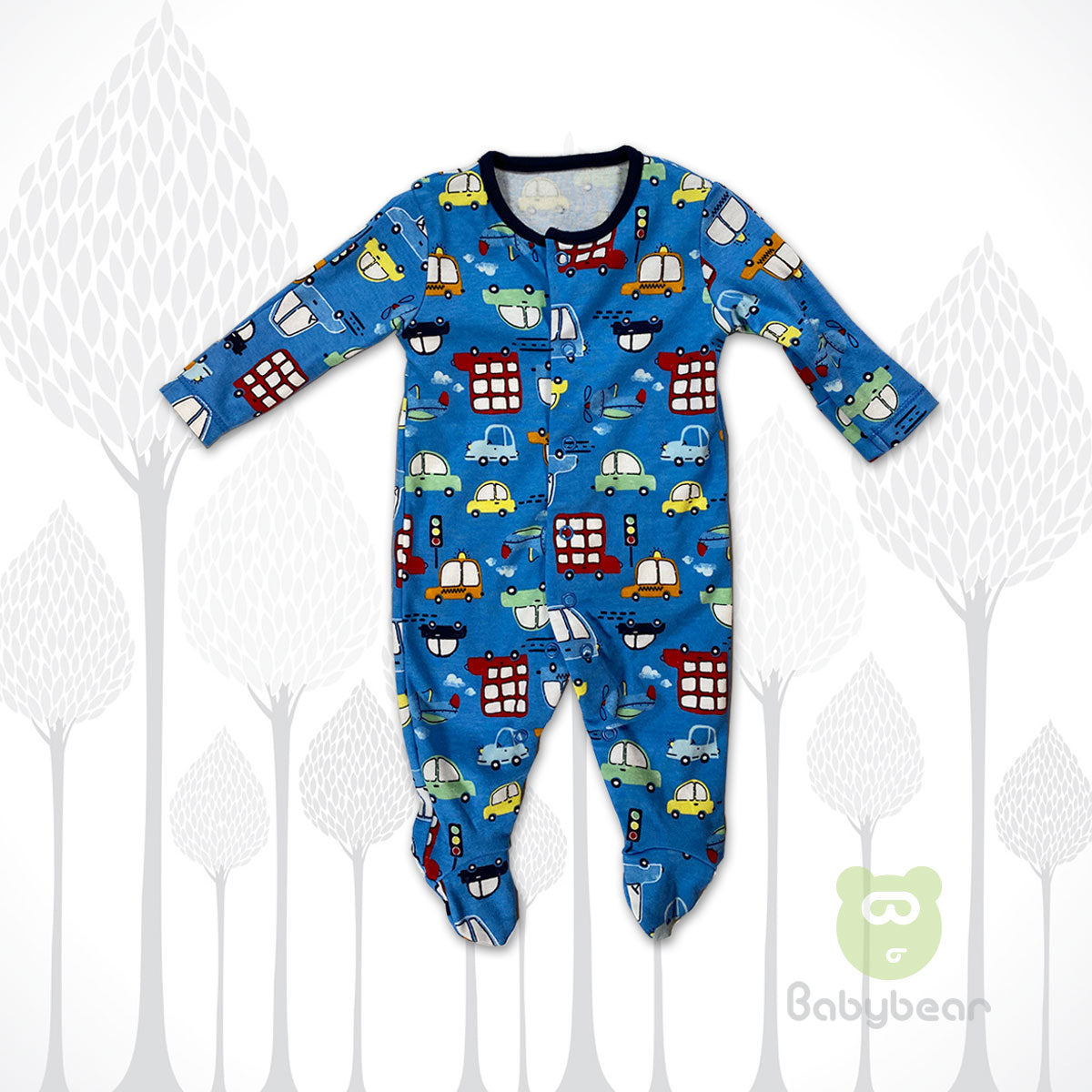 Baby Sleep Suit - Cars