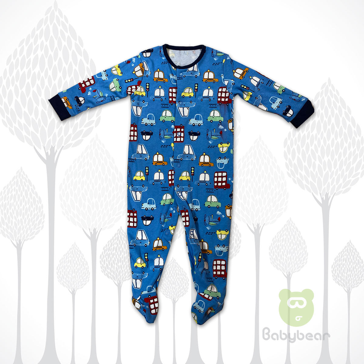 Baby Sleep Suit - Cars