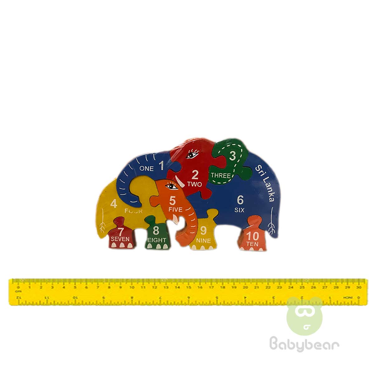 Wooden Elephant Toy Souvenir - Wooden Elephant Toy Puzzle