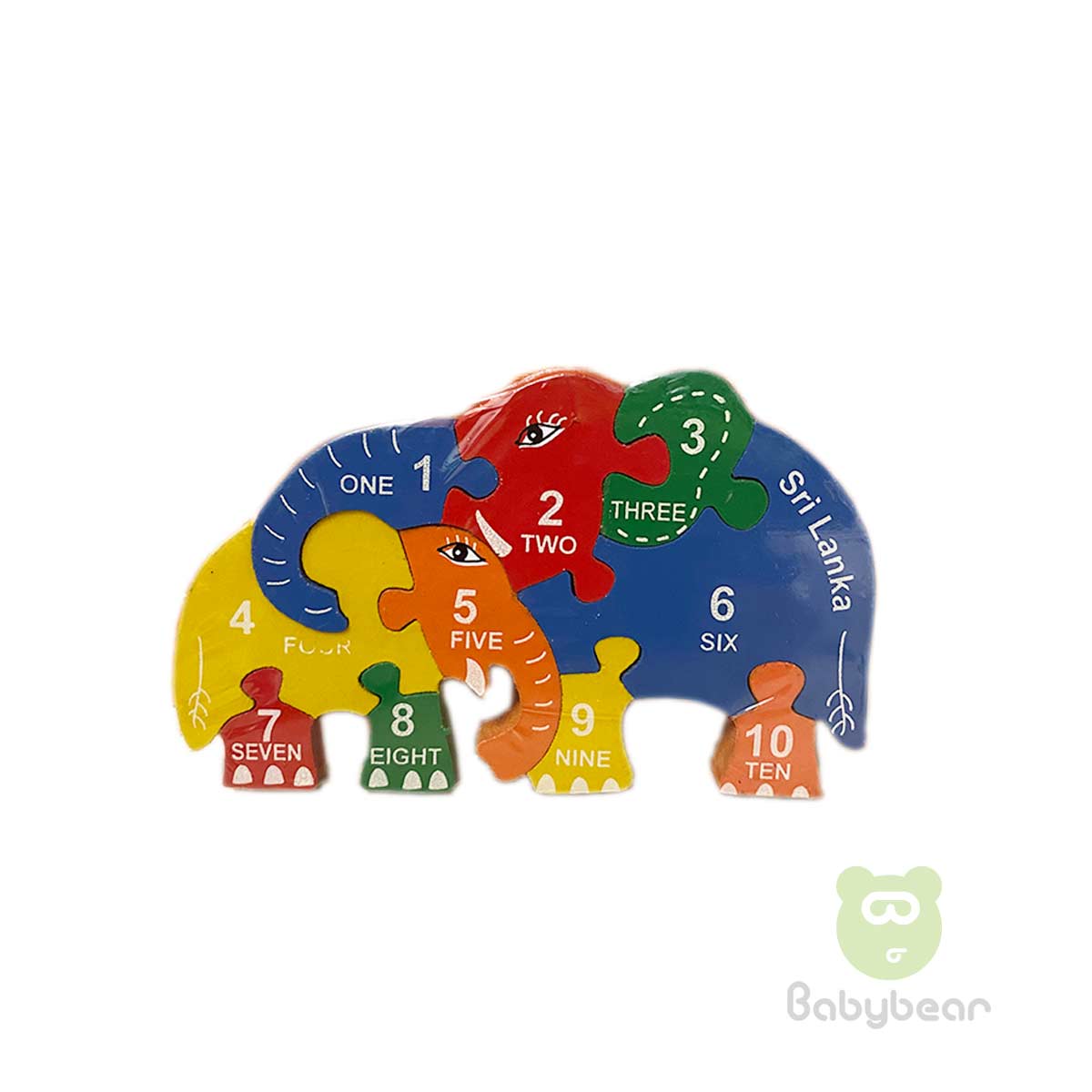 Wooden Elephant Toy Souvenir - Wooden Elephant Toy Puzzle
