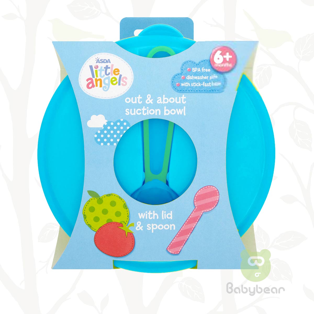 Suction Feeding Bowl ASDA Orange