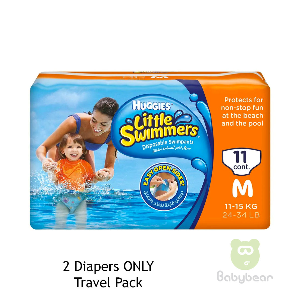 Huggies Little Swimmers 2 Pack 11-15kg Swimming Diaper