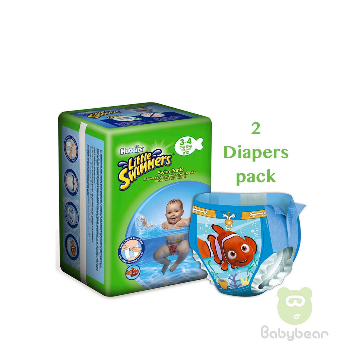 Huggies Little Swimmers 2 set 7-15kg Swimming Diaper