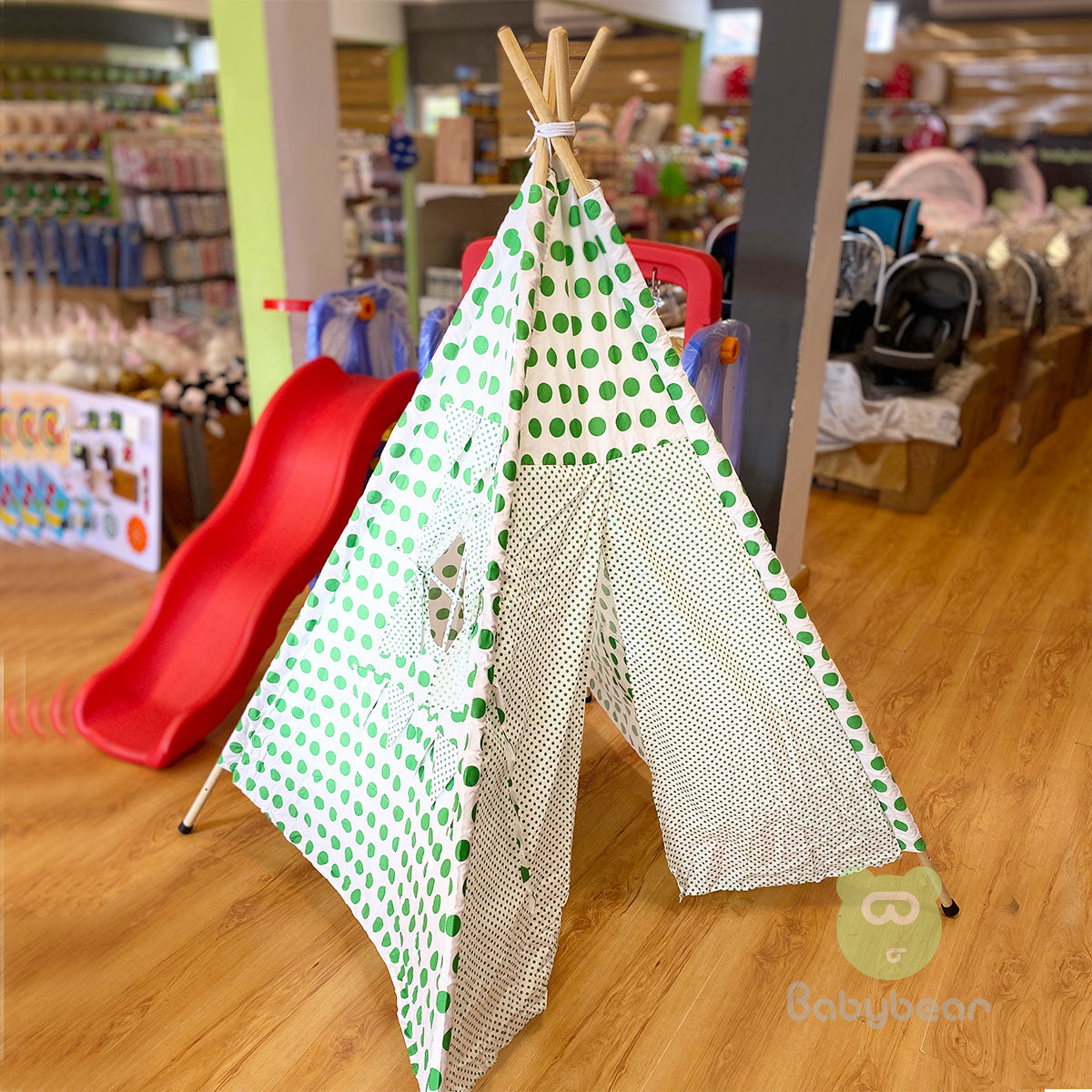 Teepee Tent -Polka Dot Babybear®