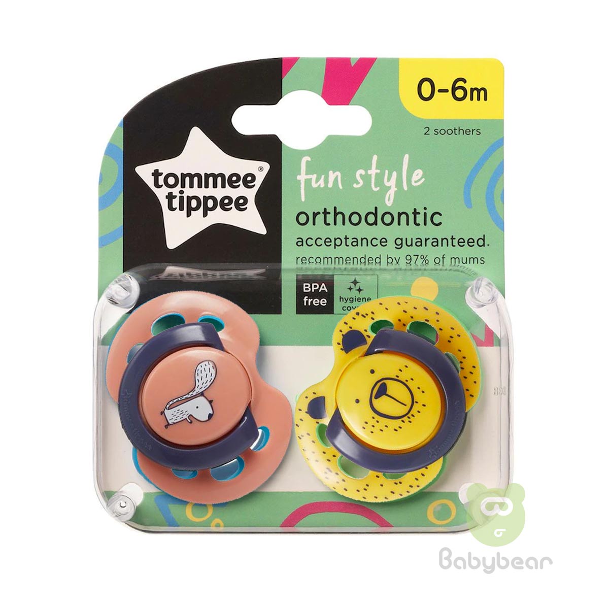 Tommee Tippee Funstyle Soother 0-6m