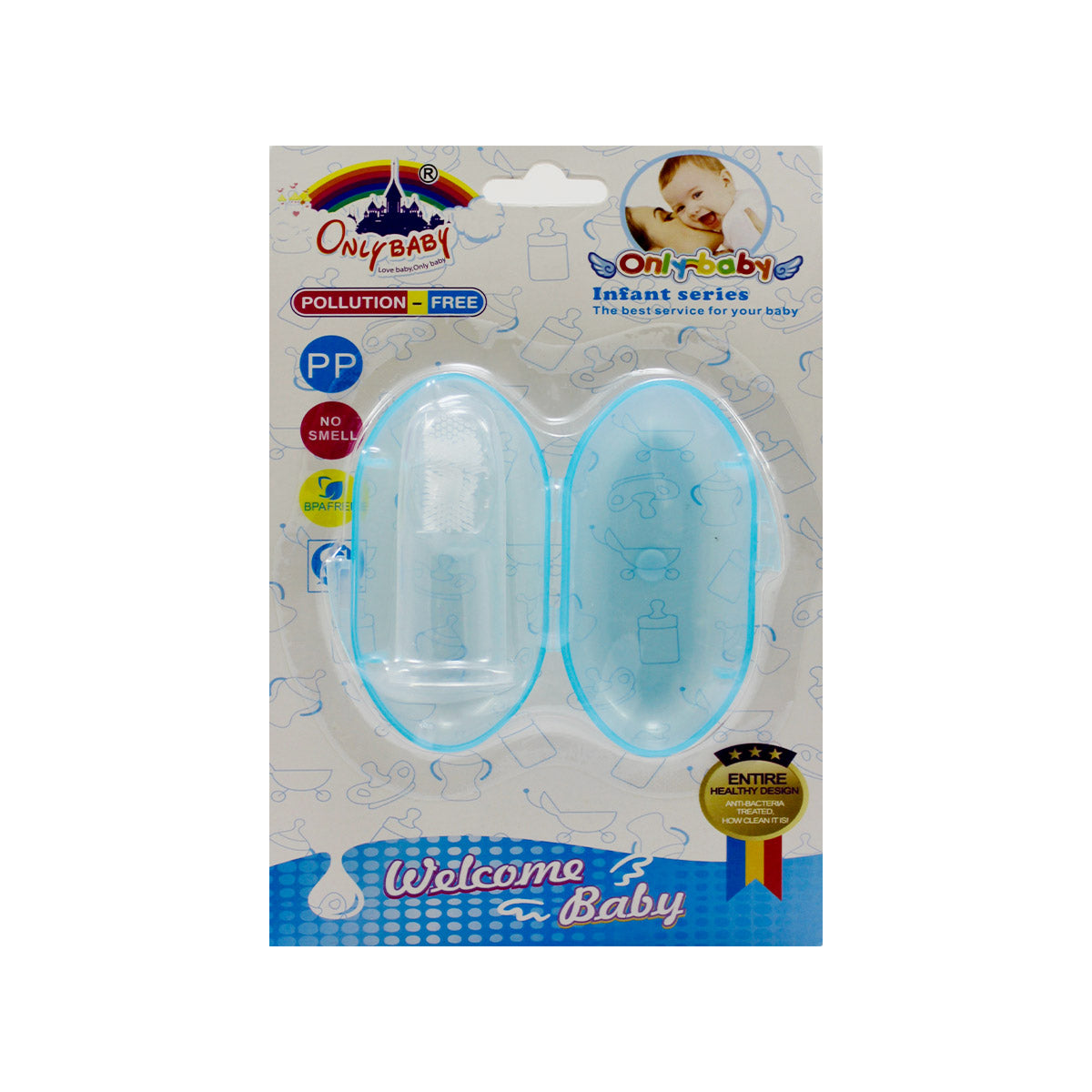 Baby Finger Brush- Blue