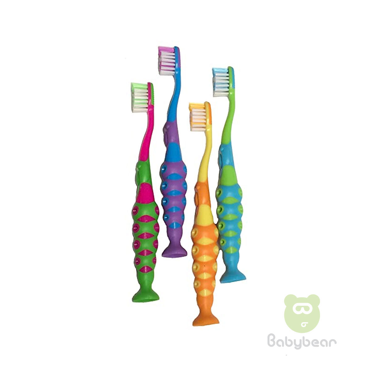 Suction Tooth Brush 4 pk - Star Design