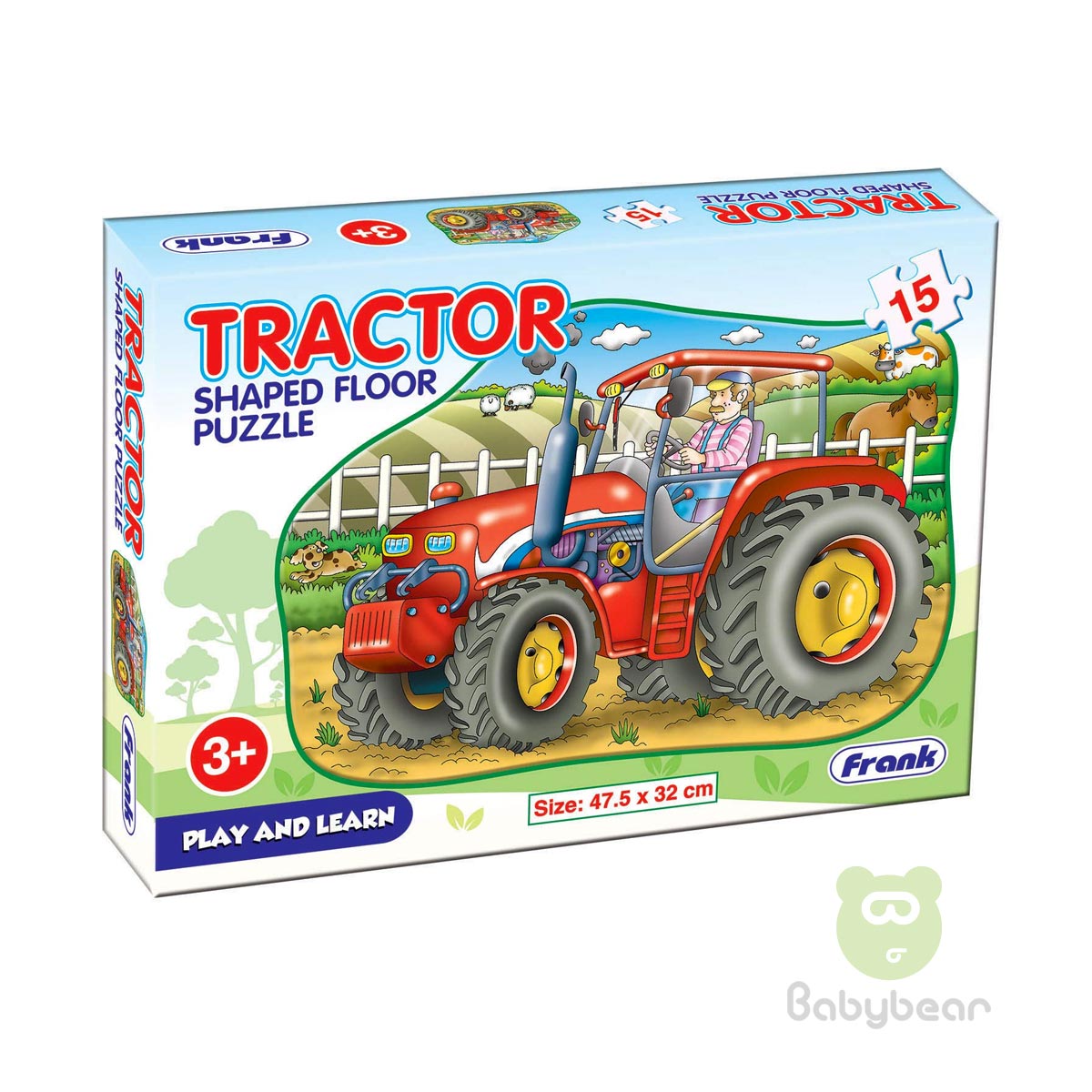 Tractor Shaped Floor Puzzle - Early Learner 3+