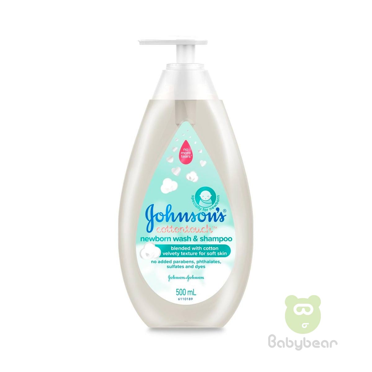 Johnsons Cotton Touch 2 in 1Bath and Wash 500ml (EU)