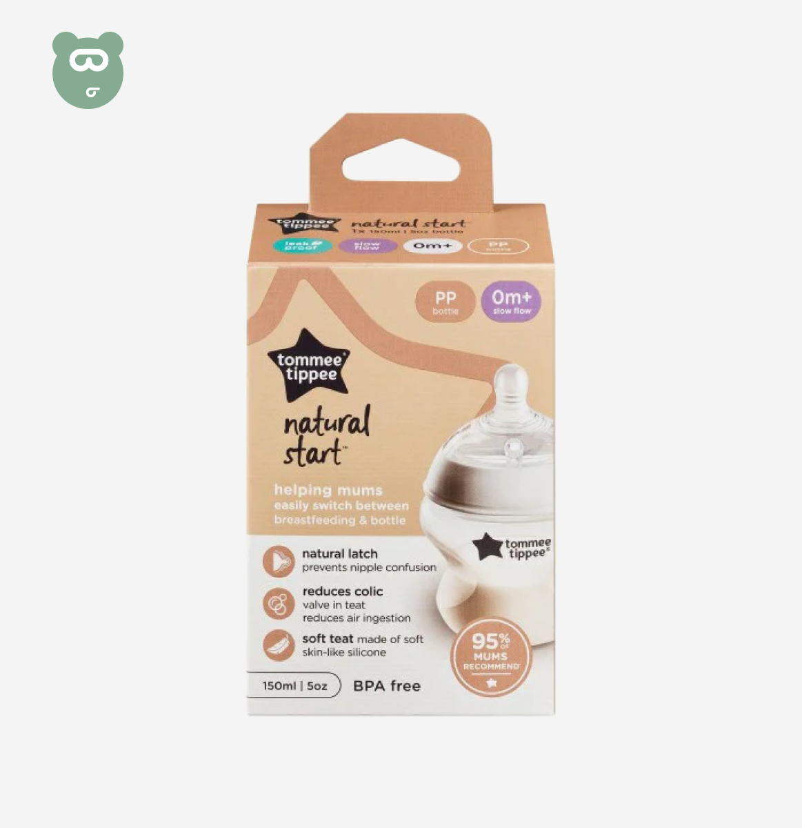 Tommee Tippee Natural Start PP Bottle 150ml 0m+