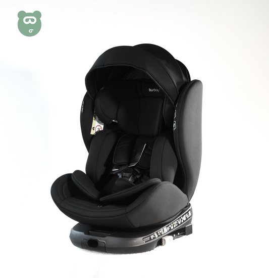 Burbay 360 Isofix Car Seat - T10 - Black
