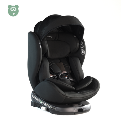 Burbay 360 Isofix Car Seat - T10 - Black
