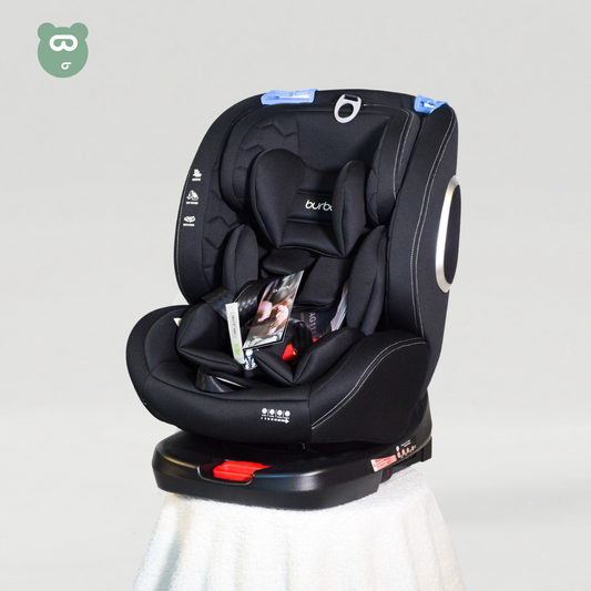 Buraby 360 Car Seat Isofix Black3