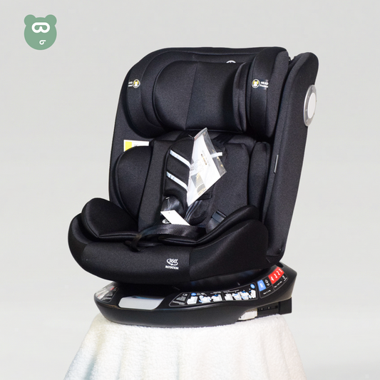 Burbay 360 Isofix Car Seat Black