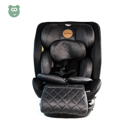 Burbay 360 Isofix Car Seat - AG108 - Dark Grey