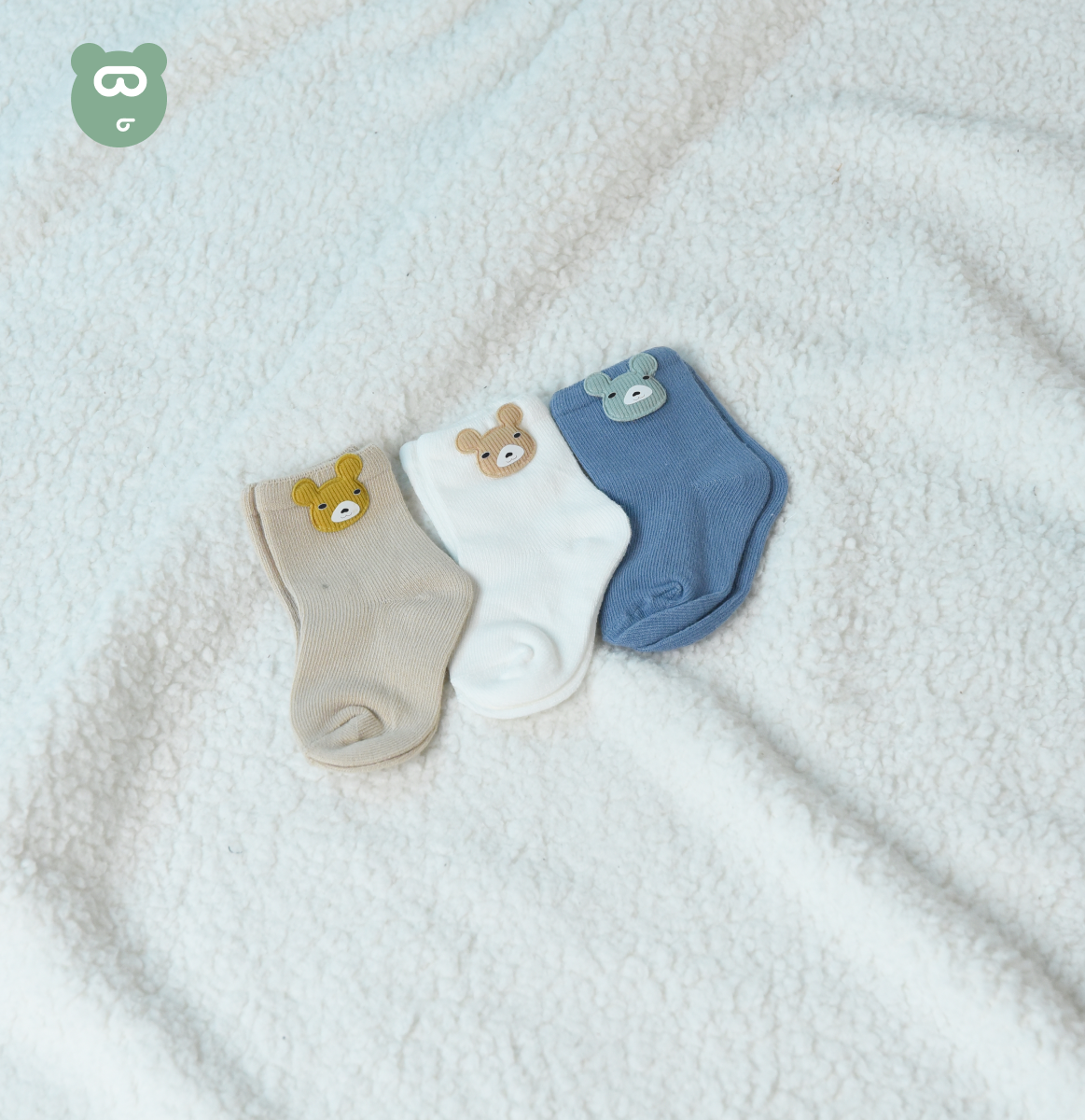 Baby Socks 3 Pairs Set Small