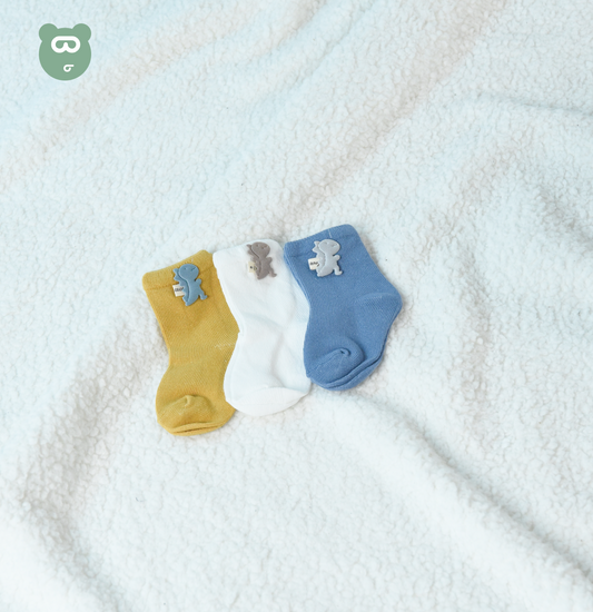 Baby Socks 3 Pairs Set Medium